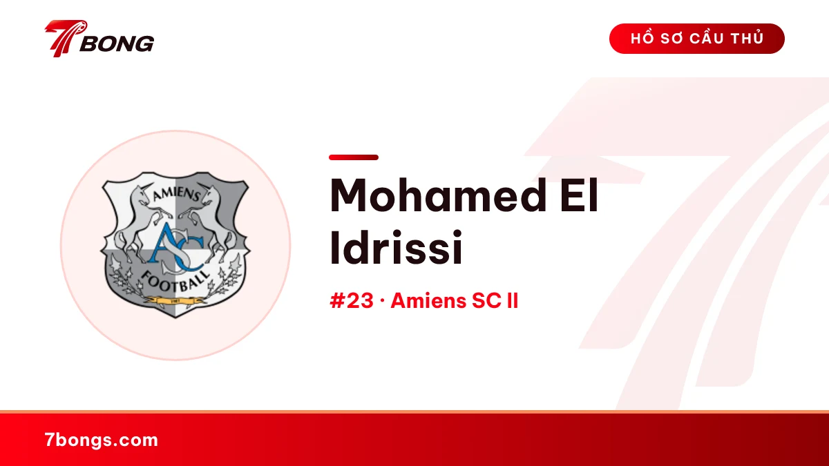 Mohamed El Idrissi — Amiens SC II