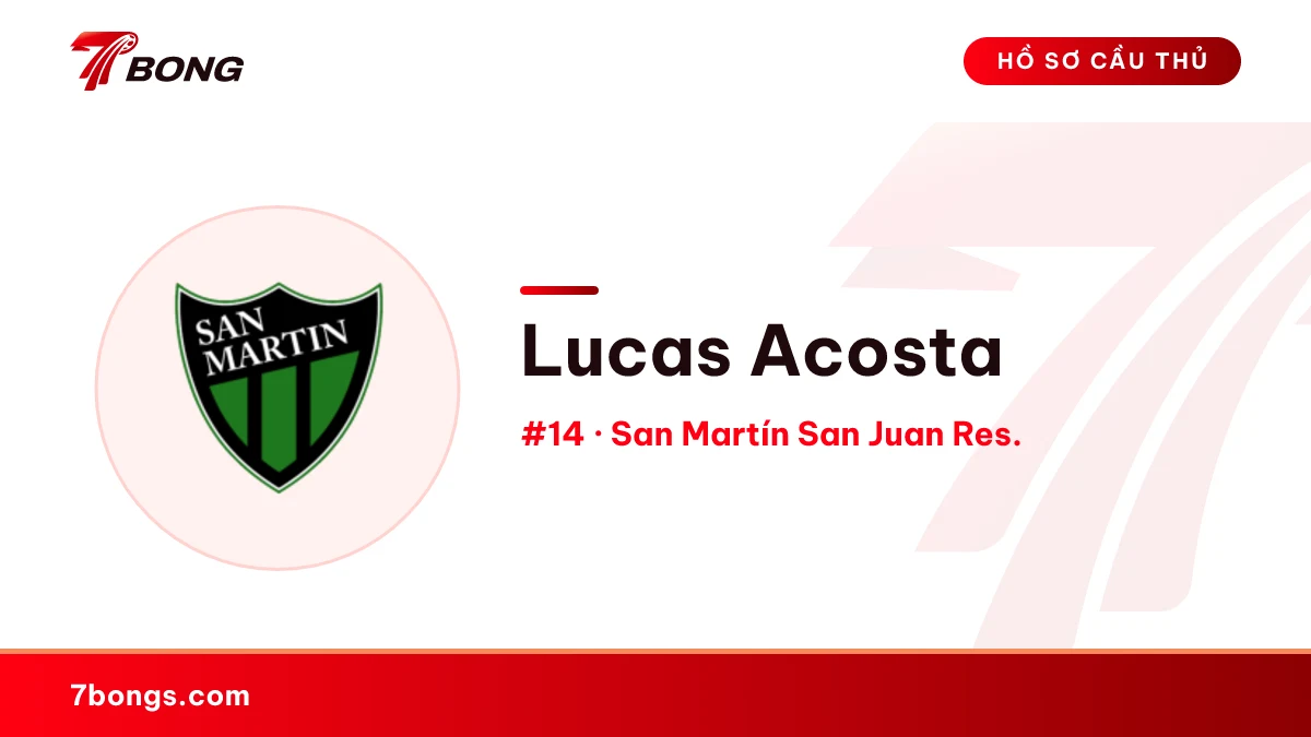 Lucas Acosta — San Martín San Juan Res.