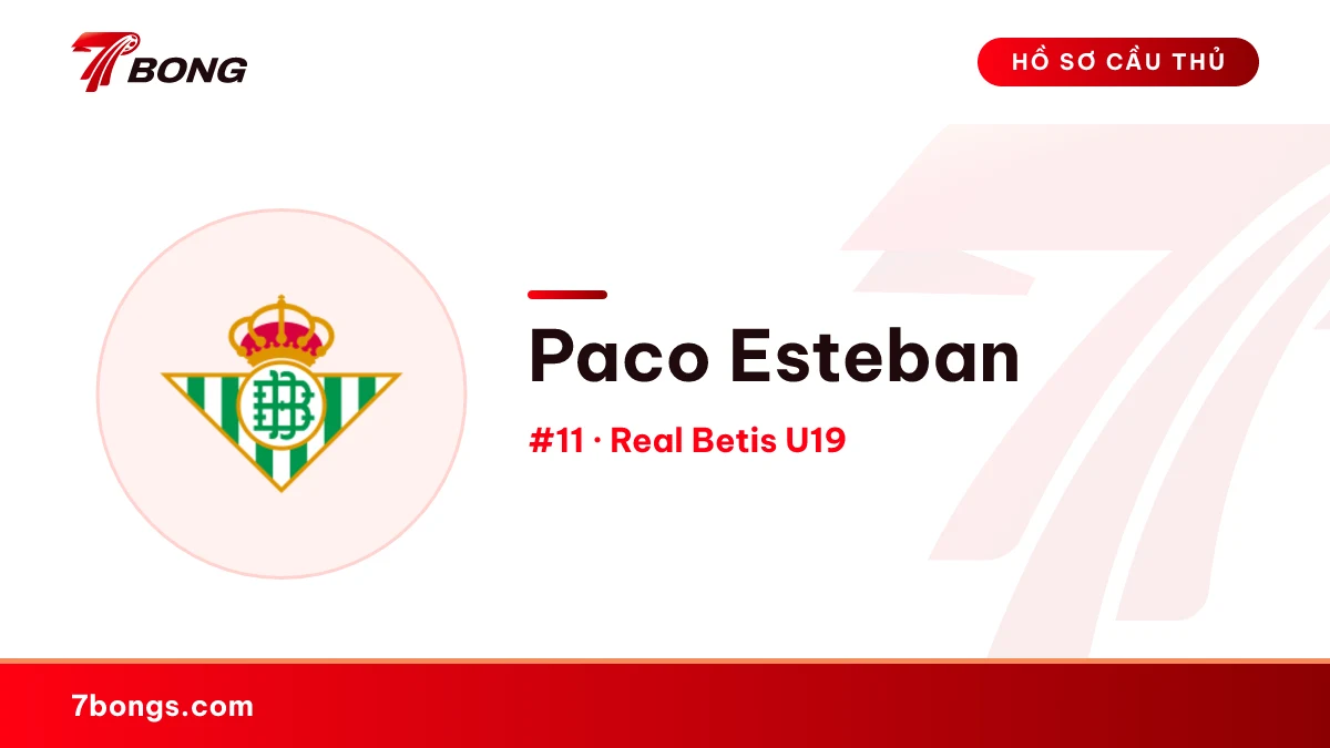 Paco Esteban — Real Betis U19