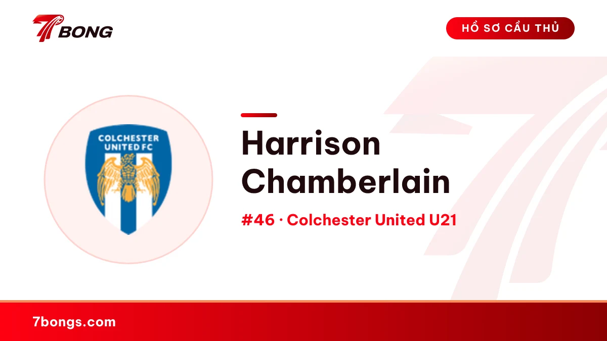 Harrison Chamberlain — Colchester United U21