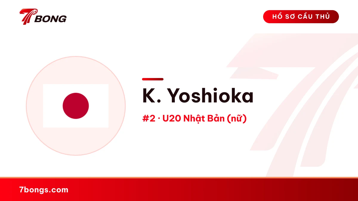 K. Yoshioka — U20 Nhật Bản (nữ)