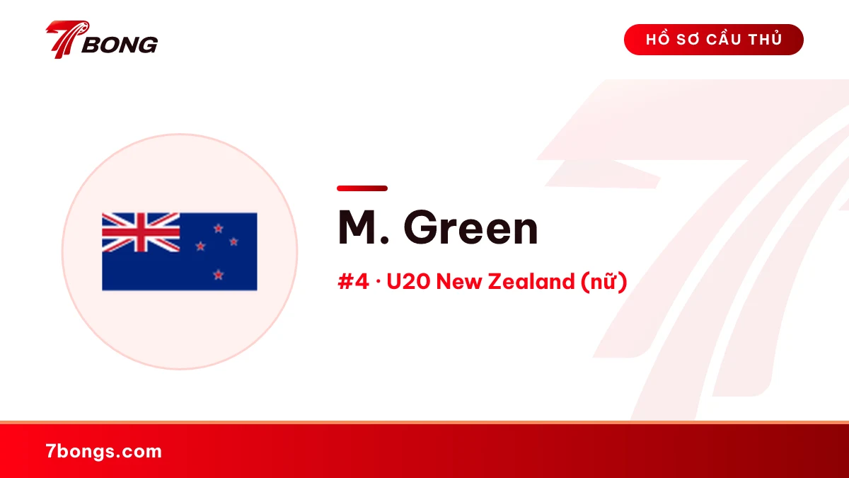 M. Green — U20 New Zealand (nữ)
