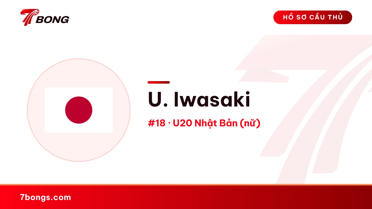 U. Iwasaki — U20 Nhật Bản (nữ)