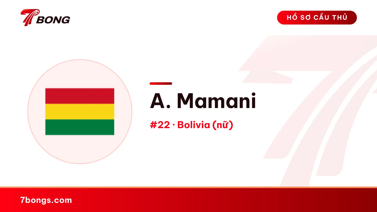 A. Mamani — Bolivia (nữ)