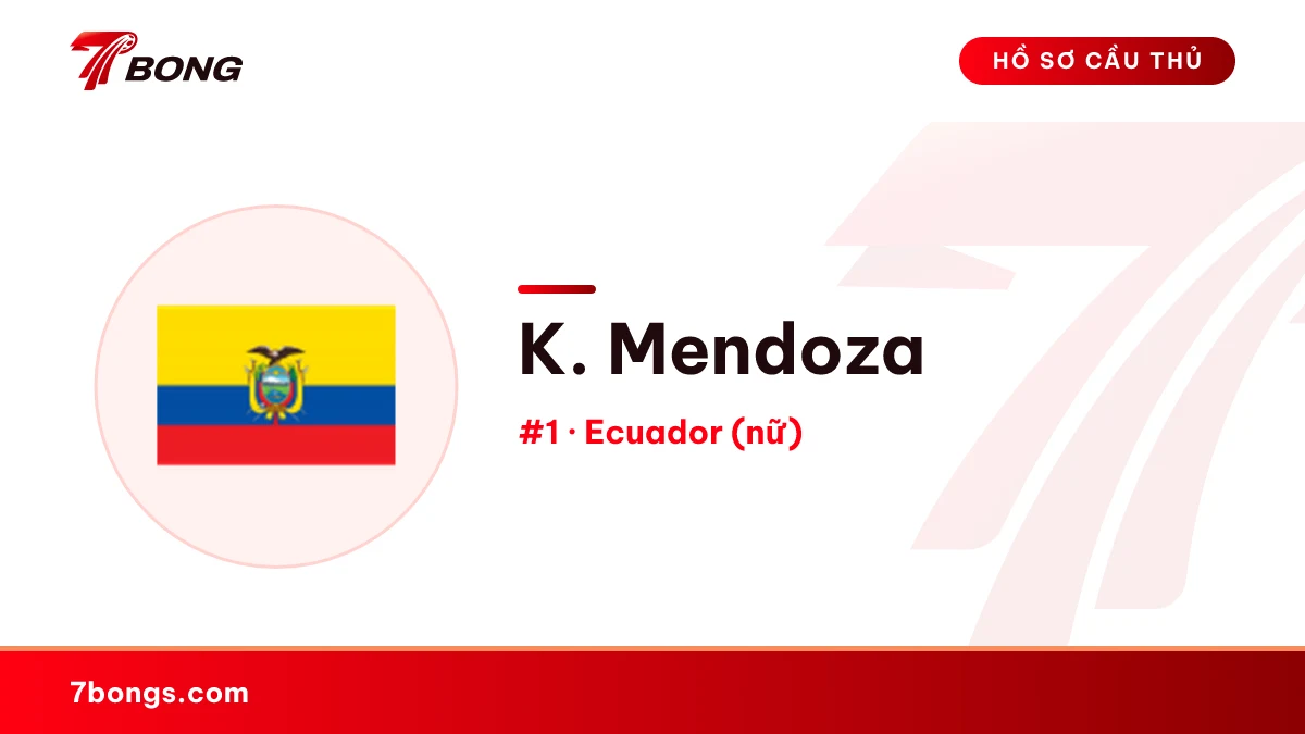 K. Mendoza — Ecuador (nữ)