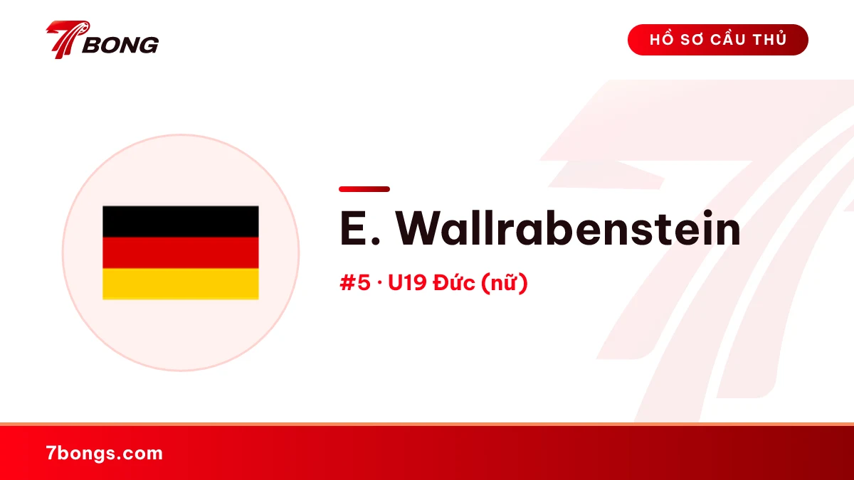 E. Wallrabenstein — U19 Đức (nữ)