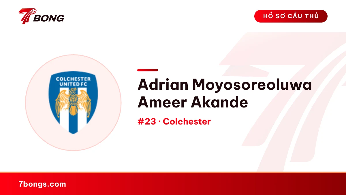 Adrian Moyosoreoluwa Ameer Akande — Colchester