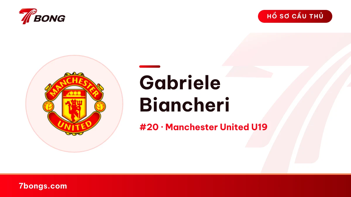 Gabriele Biancheri — Manchester United U19