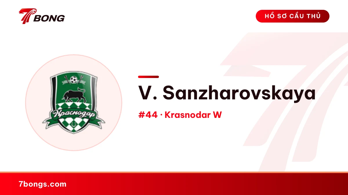 V. Sanzharovskaya — Krasnodar W
