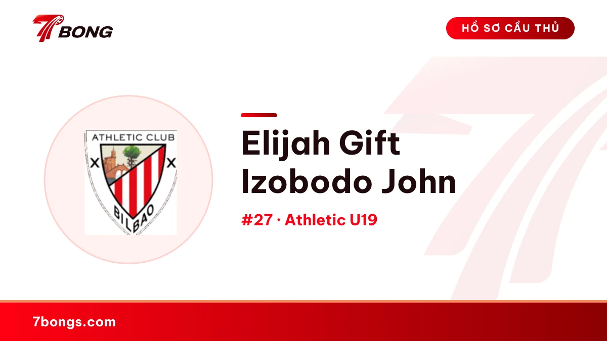 Elijah Gift Izobodo John — Athletic U19