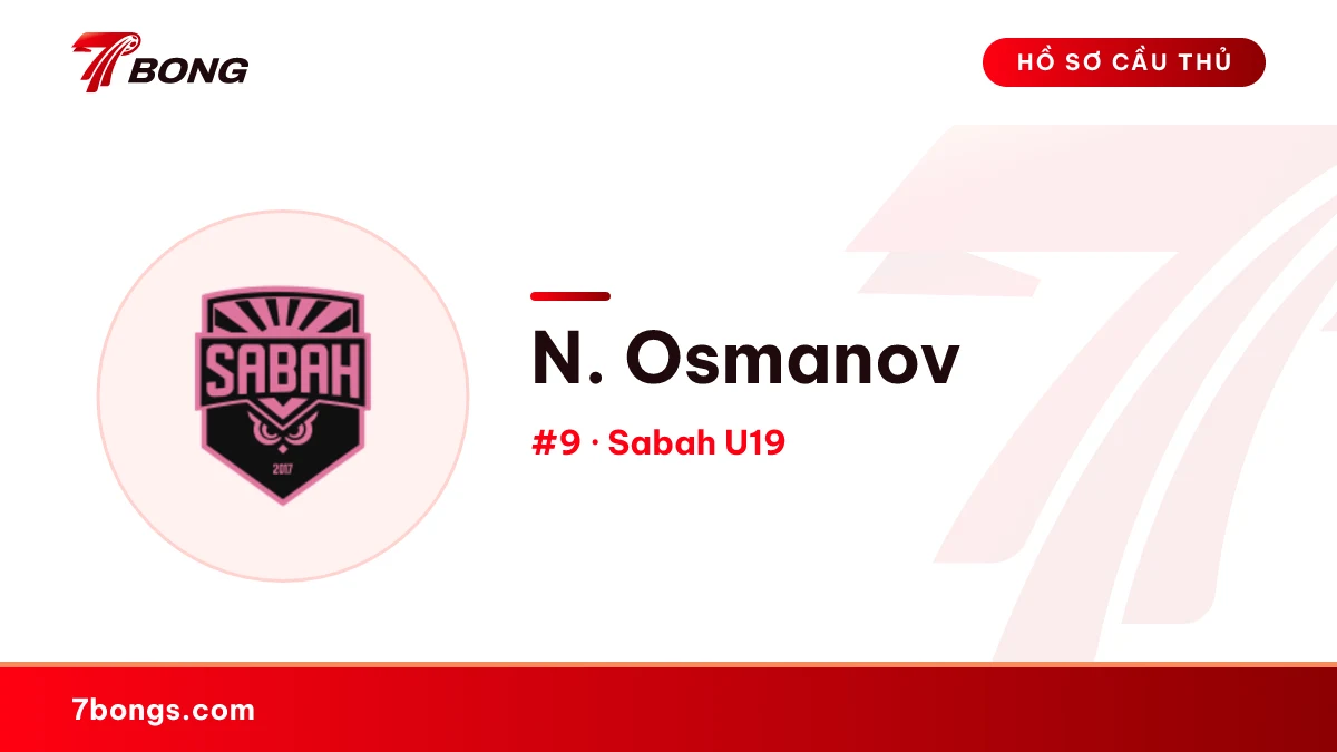 N. Osmanov — Sabah U19