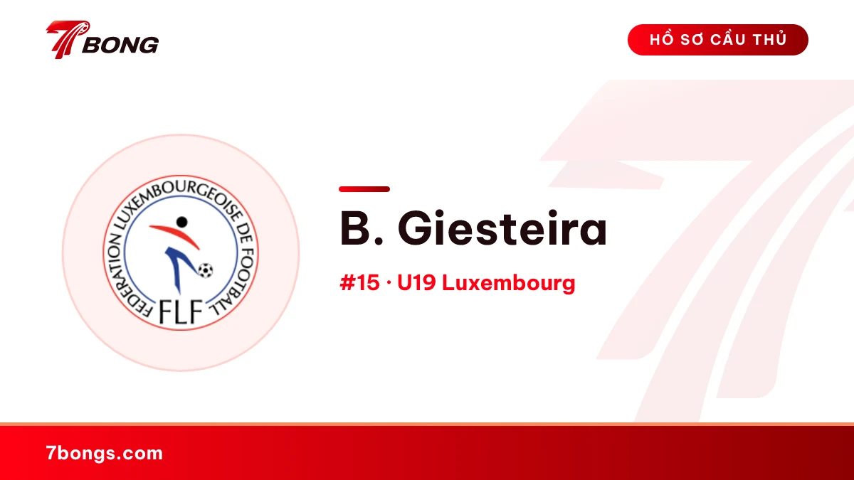 B. Giesteira — U19 Luxembourg