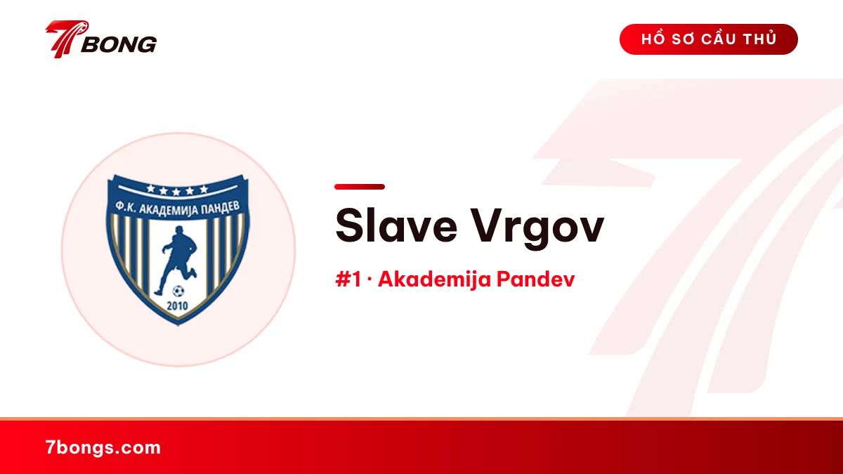 Slave Vrgov — Akademija Pandev