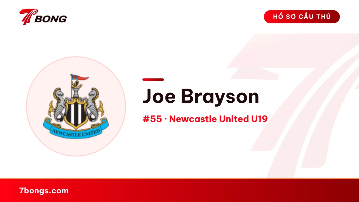 Joe Brayson — Newcastle United U19