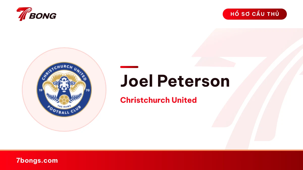Joel Peterson — Christchurch United