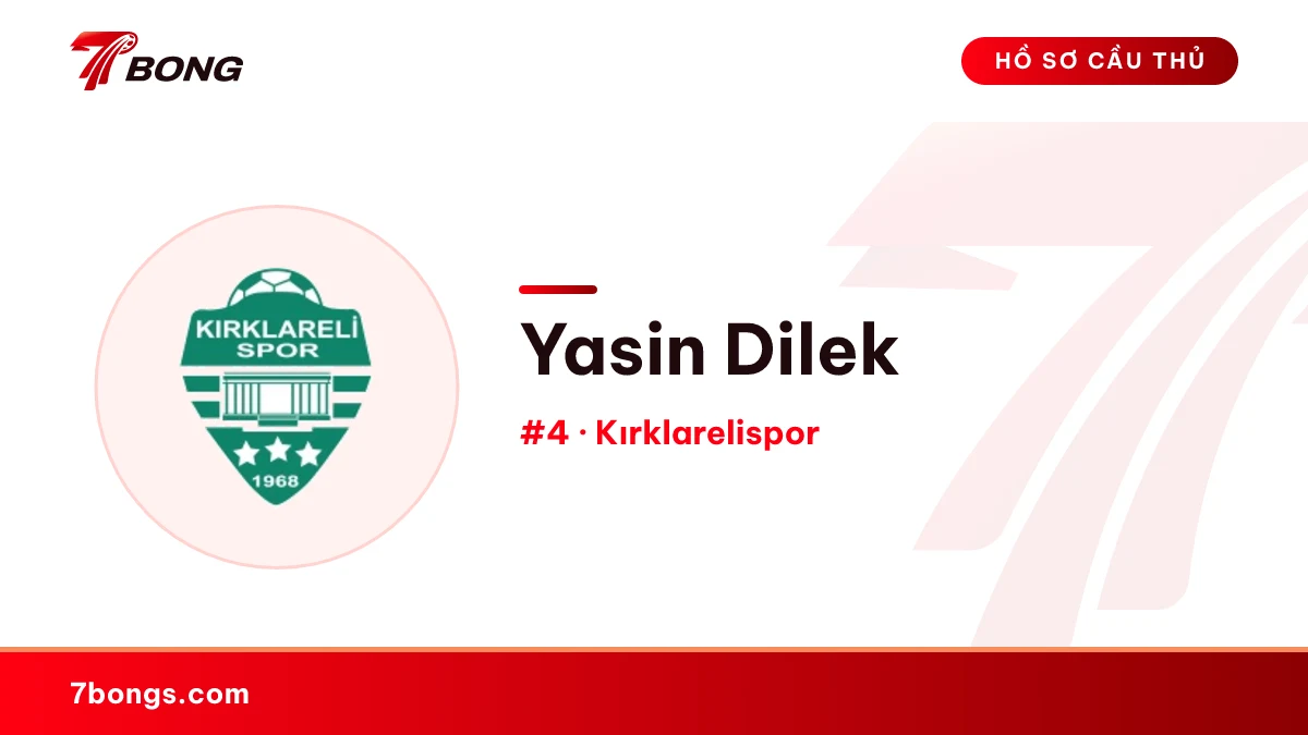 Yasin Dilek — Kırklarelispor