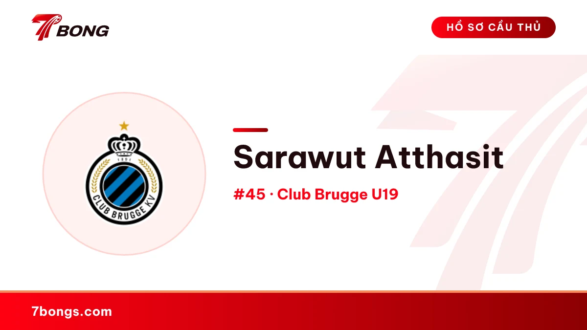 Sarawut Atthasit — Club Brugge U19