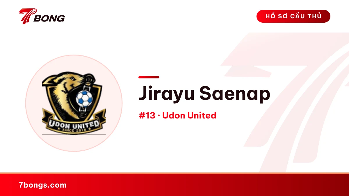 Jirayu Saenap — Udon United