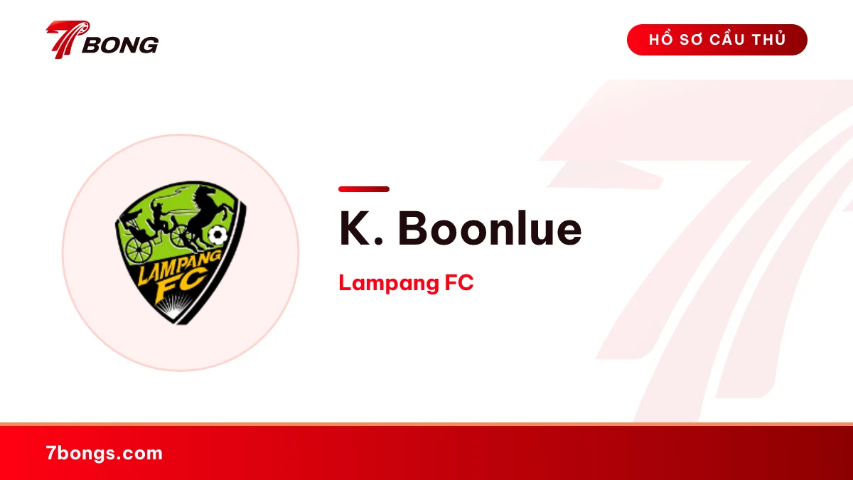 K. Boonlue — Lampang FC