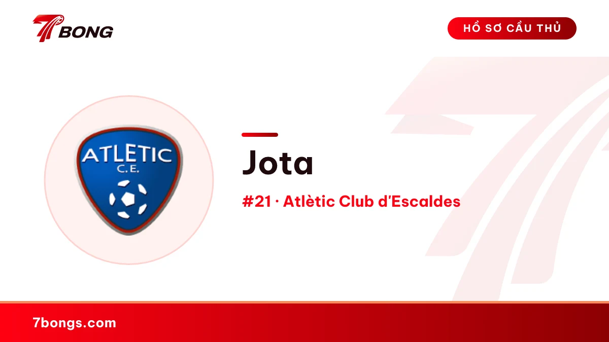 Jota — Atlètic Club d'Escaldes