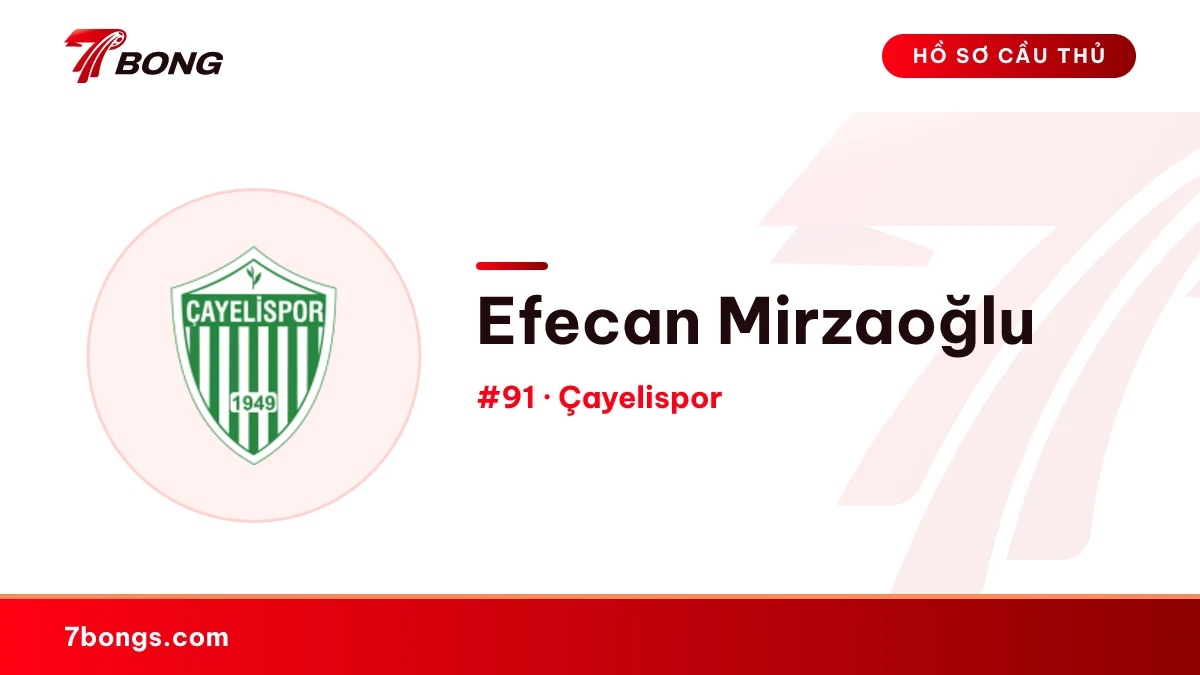 Efecan Mirzaoğlu — Çayelispor