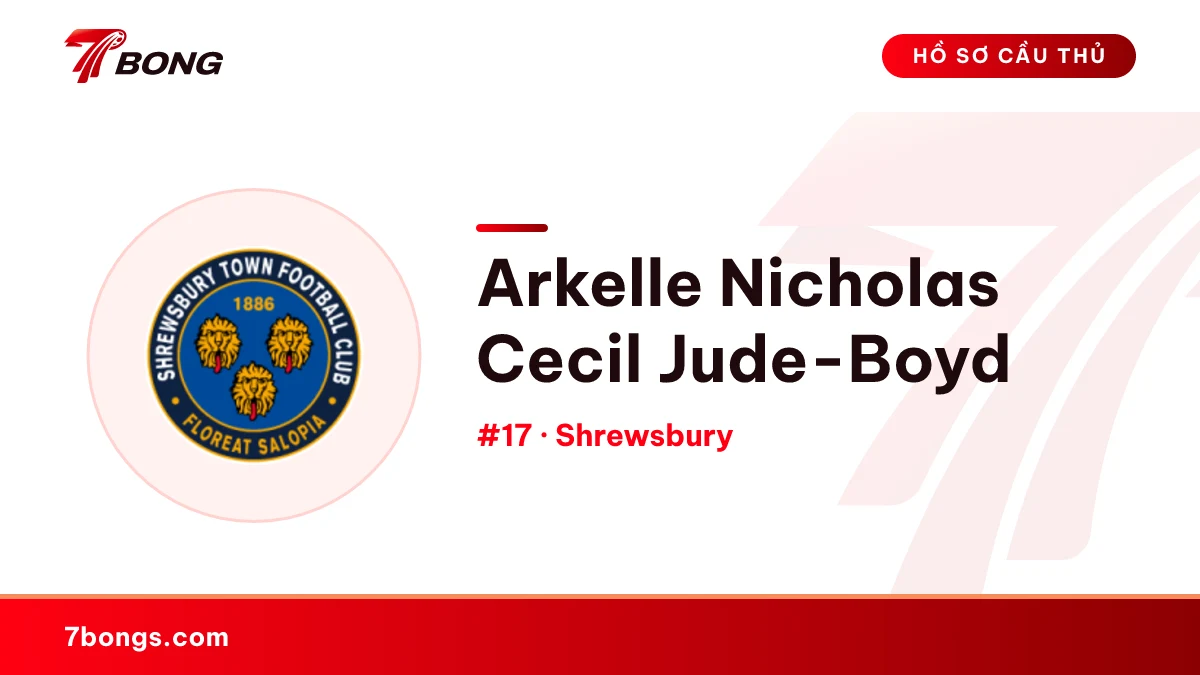 Arkelle Nicholas Cecil Jude-Boyd — Shrewsbury