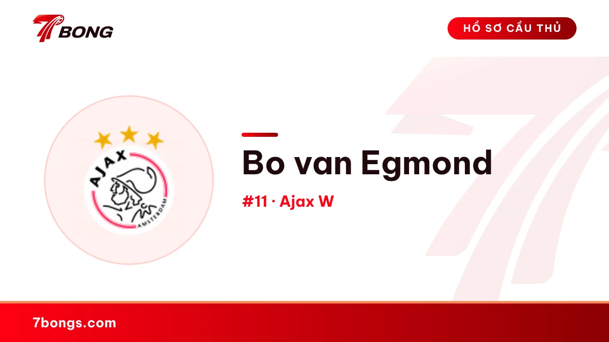 Bo van Egmond — Ajax W