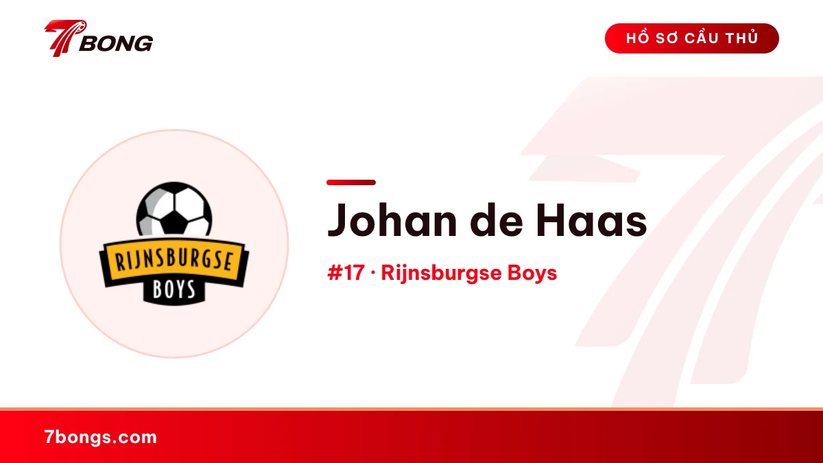 Johan de Haas — Rijnsburgse Boys