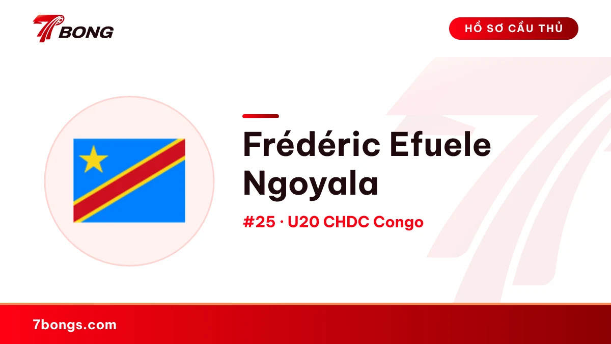 Frédéric Efuele Ngoyala — U20 CHDC Congo
