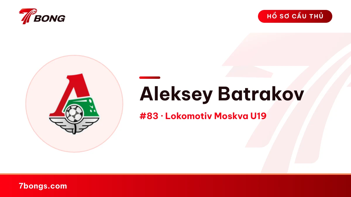 Aleksey Batrakov — Lokomotiv Moskva U19