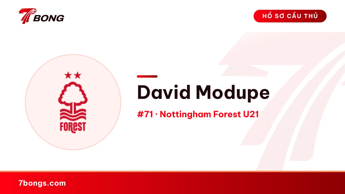 David Modupe — Nottingham Forest U21