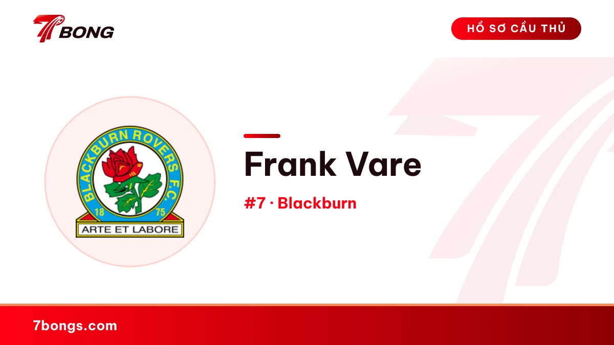 Frank Vare — Blackburn