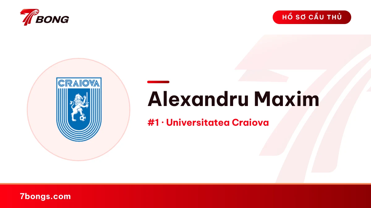 Alexandru Maxim — Universitatea Craiova