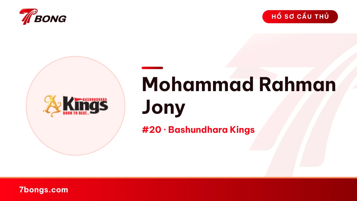 Mohammad Rahman Jony — Bashundhara Kings
