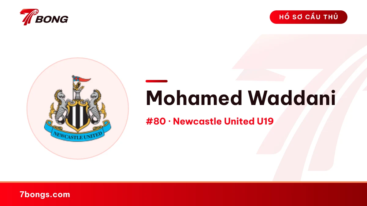Mohamed Waddani — Newcastle United U19
