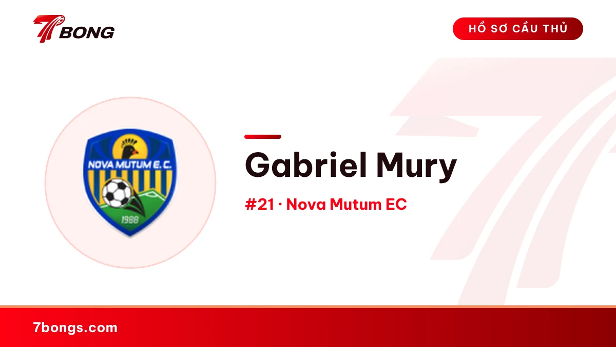 Gabriel Mury — Nova Mutum EC