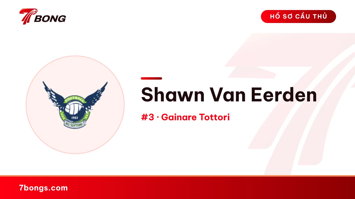 Shawn Van Eerden — Gainare Tottori