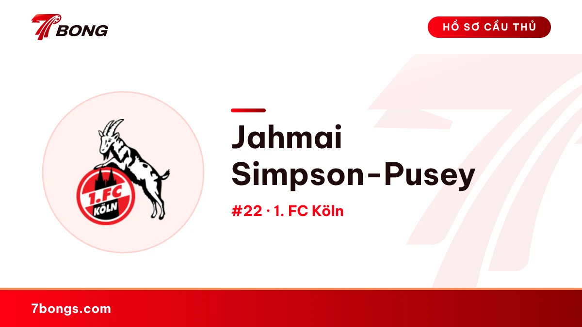 Jahmai Simpson-Pusey — 1. FC Köln