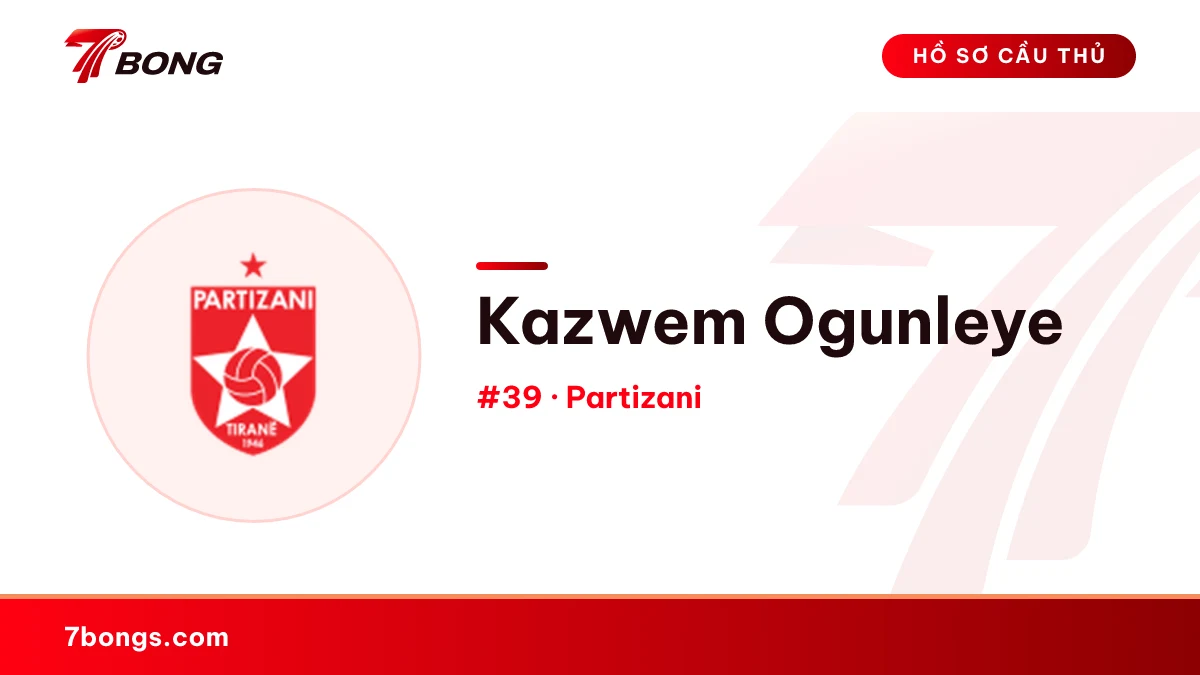 Kazwem Ogunleye — Partizani