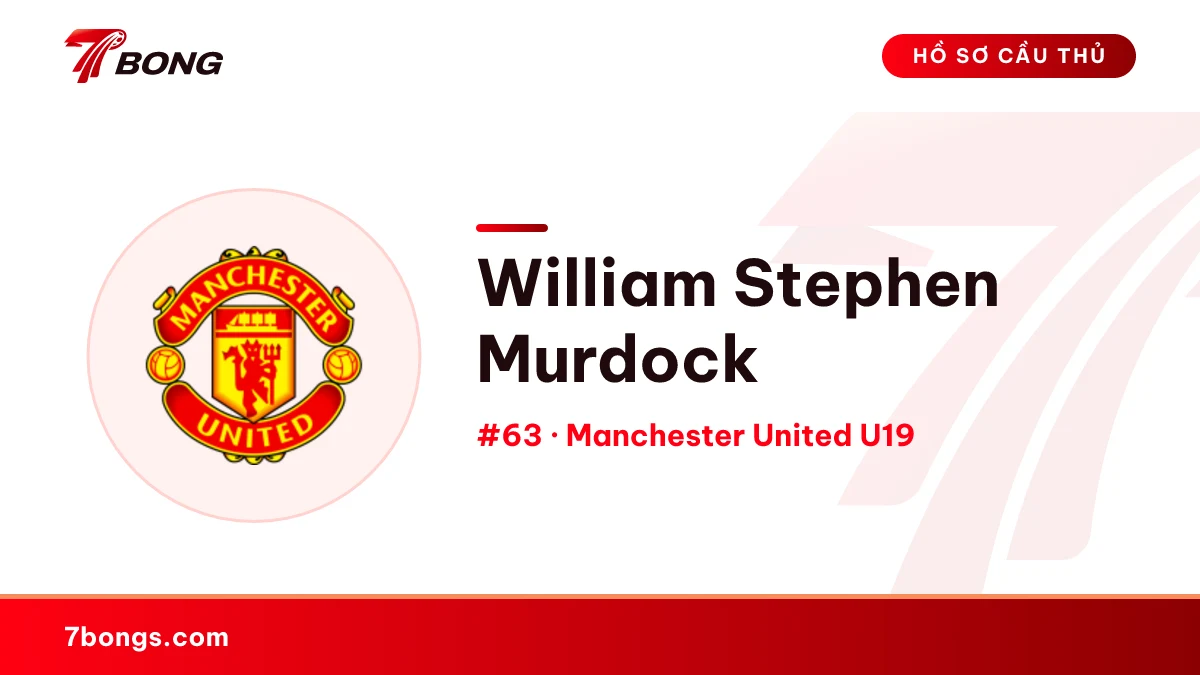 William Stephen Murdock — Manchester United U19