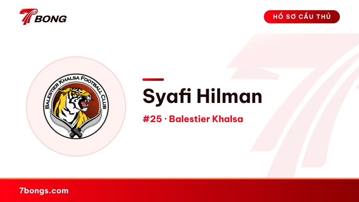 Syafi Hilman — Balestier Khalsa