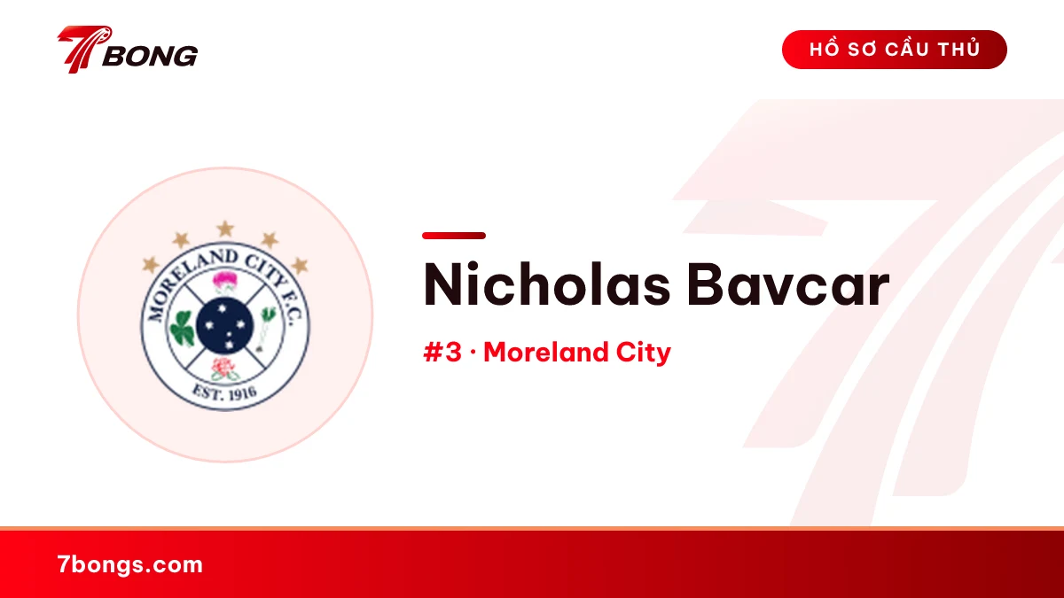 Nicholas Bavcar — Moreland City