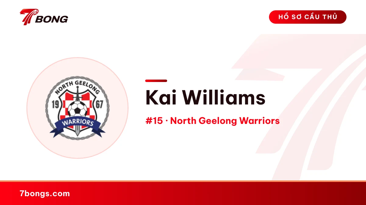 Kai Williams — North Geelong Warriors