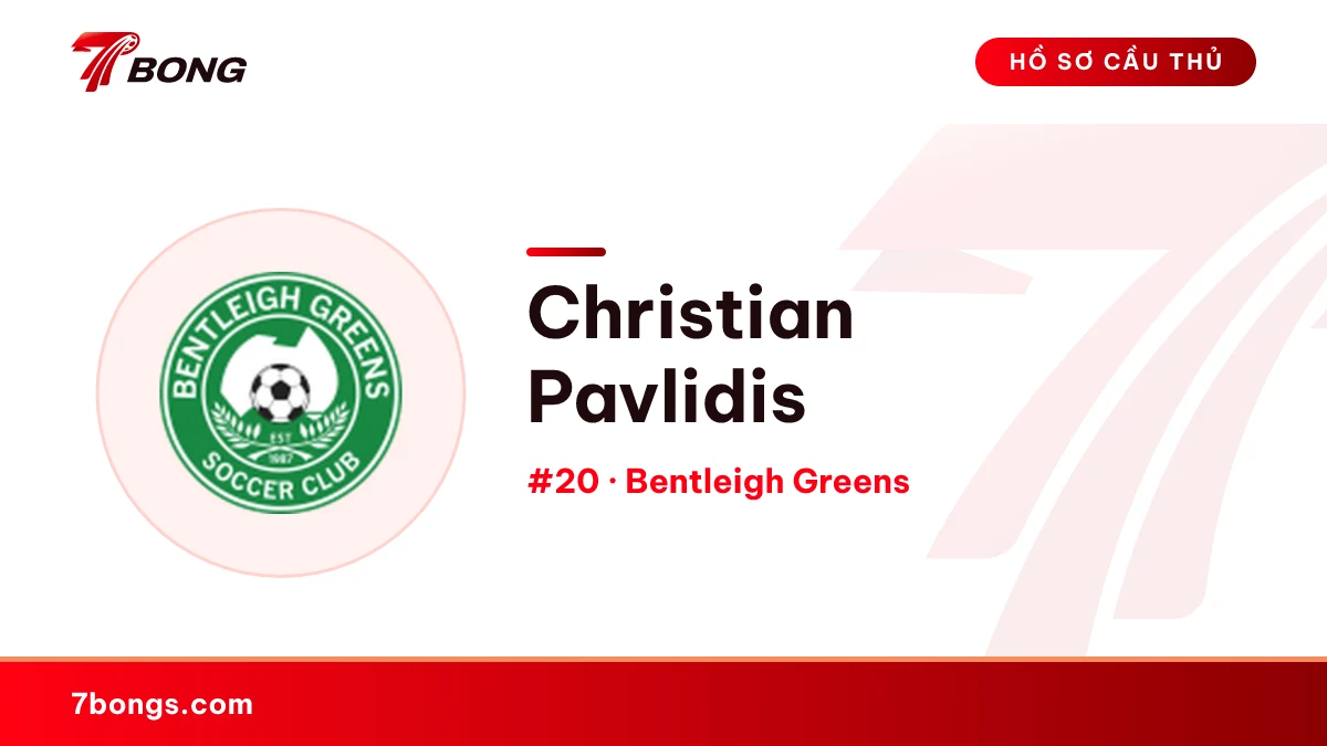 Christian Pavlidis — Bentleigh Greens