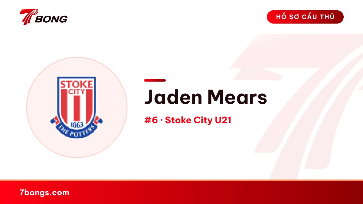 Jaden Mears — Stoke City U21