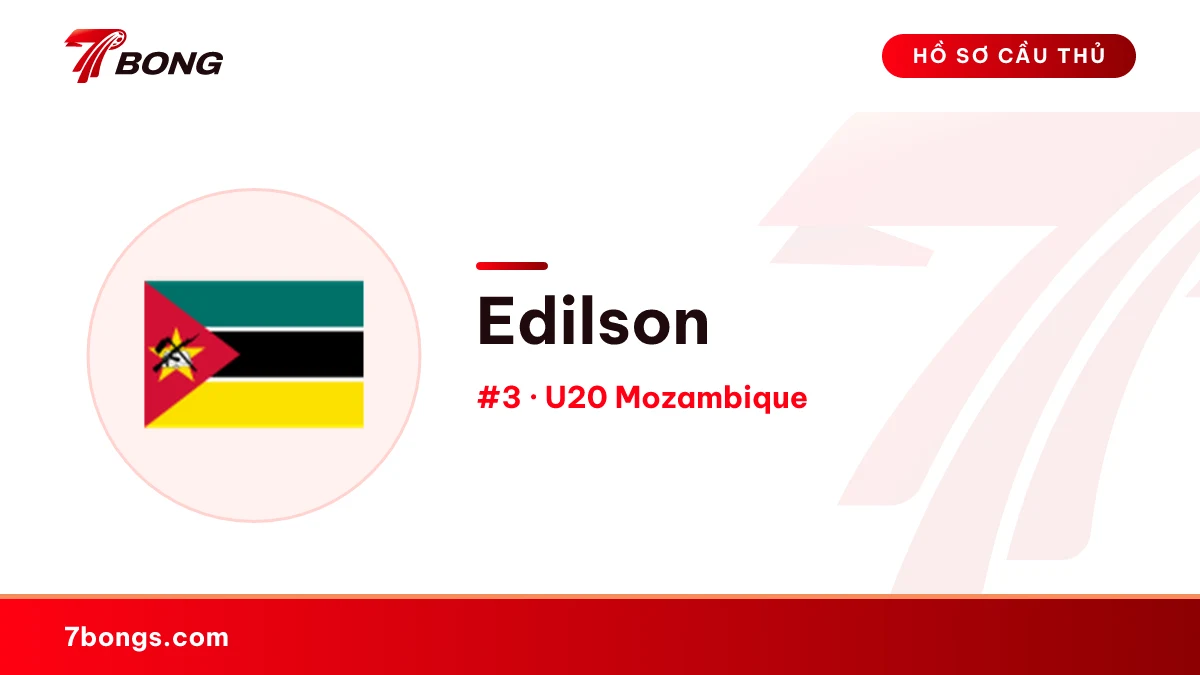 Edilson — U20 Mozambique