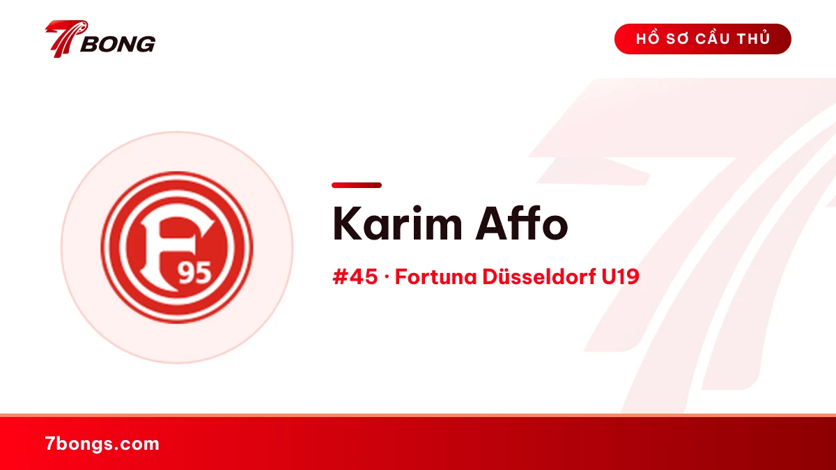 Karim  Affo — Fortuna Düsseldorf U19