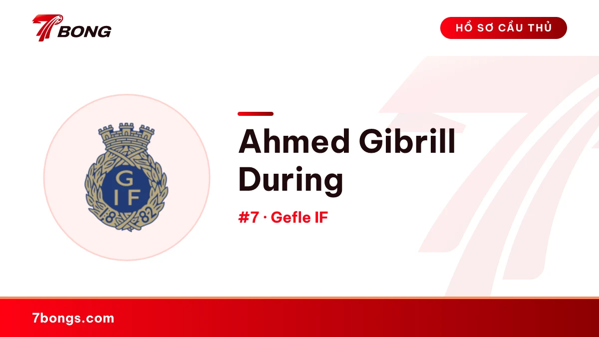 Ahmed Gibrill During — Gefle IF