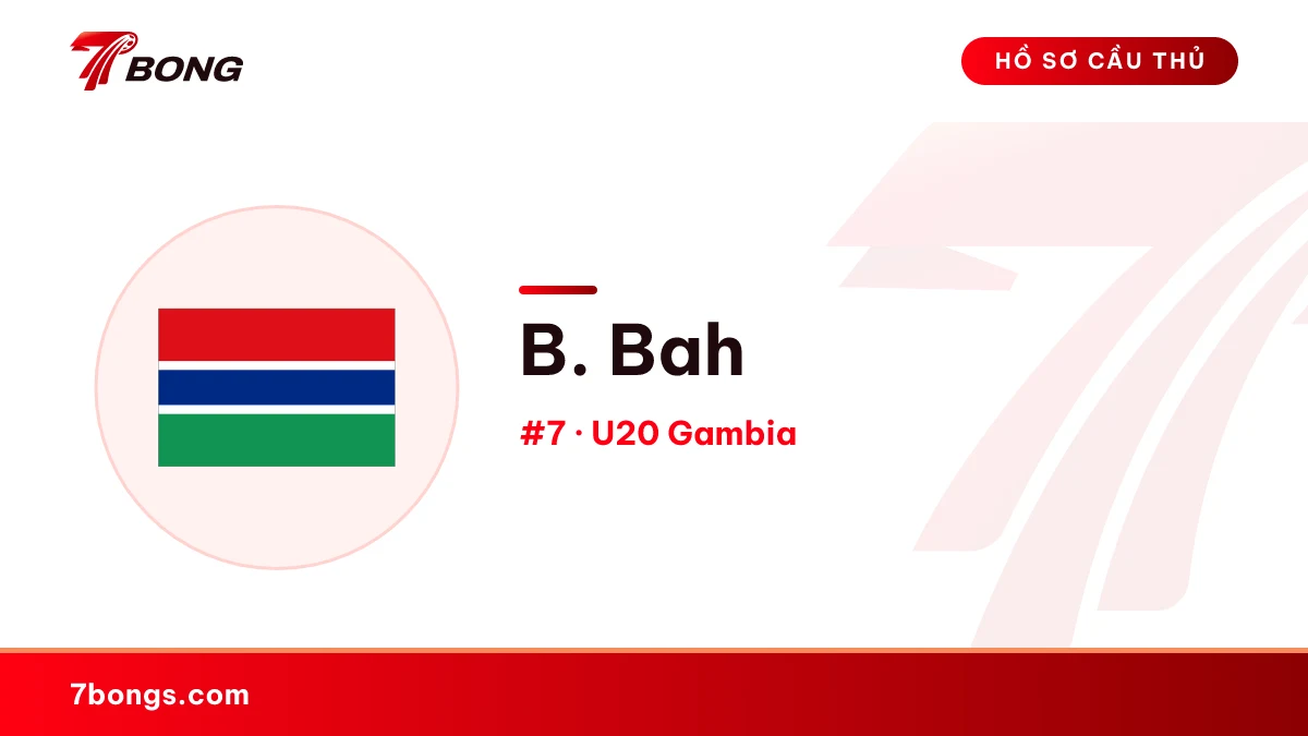 B. Bah — U20 Gambia