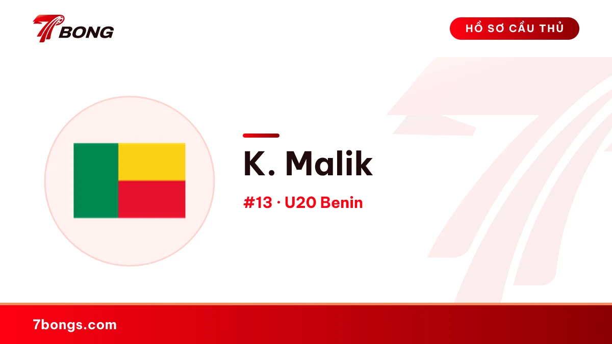 K. Malik — U20 Benin